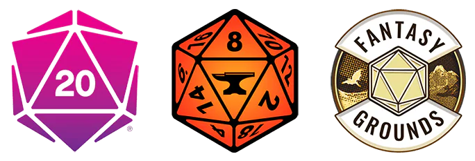 RPG maps compatible with the most popular online VTTs such as Roll20, Foundry VTT, and Fantasy Grounds.